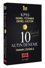 2021 KPSS Genel Yetenek Genel Kültür Tamamı Çözümlü 10 Altın Fasikül Deneme Yargı Yayınları
