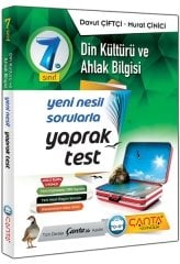 7 Sınıf Din Kültürü ve Ahlak Bilgisi Yaprak Test Çanta Yayınları