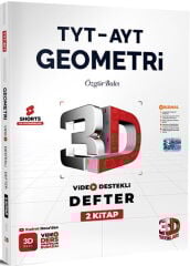 TYT AYT Geometri Video Destekli Defter 2. Kitap 3D Yayınları