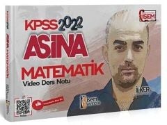 2022 KPSS Matematik Aşina Video Ders Notu İsem Yayınları