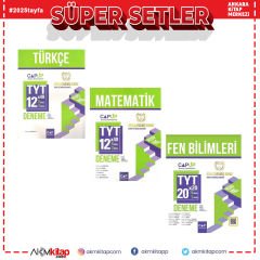 Çap Yayınları TYT Sayısal Deneme Seti 3 Kitap