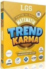 8. Sınıf LGS Matematik 7 Yayın 14 Deneme Trend Karma