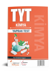 TYT Kimya Yaprak Test Eğitim Dünyası Yayınları