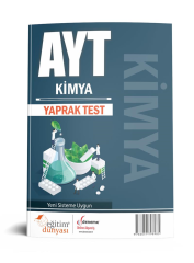 AYT Kimya Yaprak Test Eğitim Dünyası Yayınları