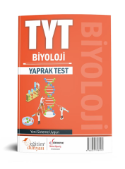 TYT Biyoloji Yaprak Test Eğitim Dünyası Yayınları