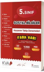 5. Sınıf Sosyal Bilgiler Fark Var Kazanım Takip Denemeleri KVA Yayınları
