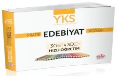YKS Pratik Edebiyat Bilgileri 3G ile 3D Hızlı Öğretim Editör Yayınları