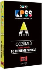 2022 KPSS A Grubu Fasikül Fasikül Çözümlü 10 Deneme Sınavı Yargı Yayınları