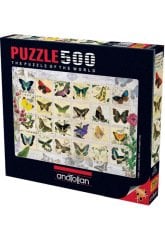 Anatolian Puzzle 500 Parça Kelebekler