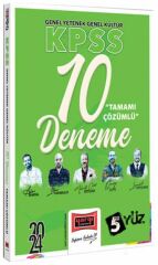 2024 KPSS 5Yüz Ekibi GKGY Tamamı Çözümlü 10 Deneme Yargı Yayınları