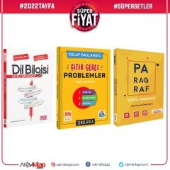 Ankara Kitap Merkezi Paragraf Dil Bilgisi ve Şenol Hoca Çıtır Çerez Problemler Seti 3 Kitap