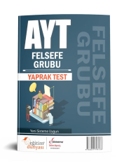 AYT Felsefe Grubu Yaprak Test Eğitim Dünyası Yayınları