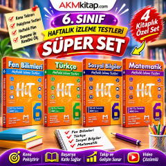 Mozaik Yayınları 6. Sınıf HİT 32 Deneme Seti 4 Kitap