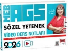 2026 MEB AGS Öğretmen Adayları İçin Sözel Yetenek Video Ders Notları Yargı Yayınları