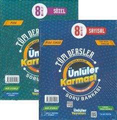 8. Sınıf LGS Sözel Sayısal Kamp Kitabı Ünlüler Karması