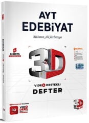 AYT Edebiyat Video Destekli Defter 3D Yayınları