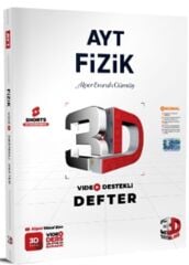 AYT Fizik Video Destekli Defter 3D Yayınları