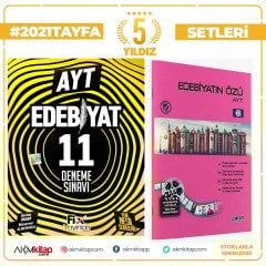 Fix Yayınları AYT Edebiyat Deneme ve Merkez Yayıları AYT Edebiyatın Özü Seti 2 Kitap