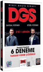 2026 DGS Sayısal Yetenek Sözel Yetenek Fasikül Fasikül Tamamı Video Çözümlü 6 Deneme Yargı Yayınları