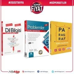 Ankara Kitap Merkezi Dil Bilgisi Paragraf ve Bilgi Sarmal Problemler Soru Bankası Seti 3 Kitap