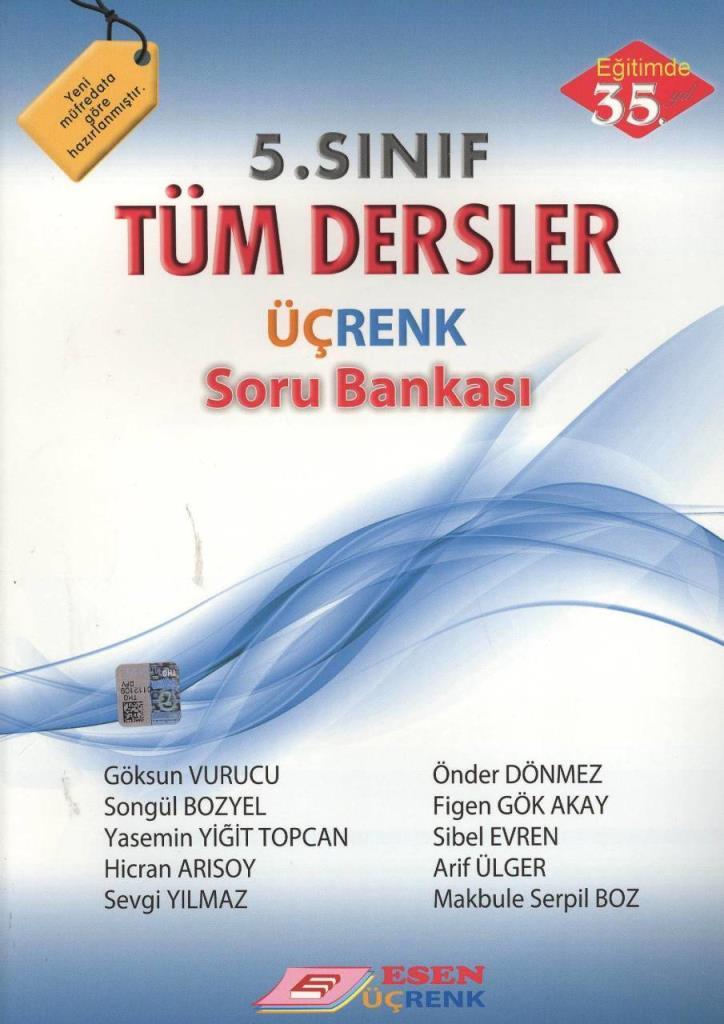 5. Sınıf Tüm Dersler Soru Bankası Esen Üçrenk Yayınları