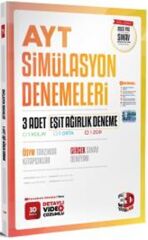 AYT Eşit Ağırlık 3 lü Simülasyon Genel Deneme 3D Yayınları