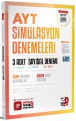 AYT Sayısal 3 lü Simülasyon Genel Deneme 3D Yayınları