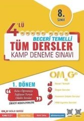 8. Sınıf Gold Tüm Dersler 1. Dönem 4'Lü Kamp Denemesi Nartest Yayınları