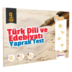 9.Sınıf Türk Dili ve Edebiyatı Yaprak Test Lider Plus Yayınları