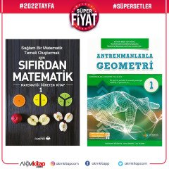 Antrenman Yayınları Geometri 1 ve Sıfırdan Matematik 1 Adım Adım 2 Kitap Set