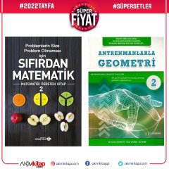 Antrenman Yayınları Geometri 2 ve Sıfırdan Matematik 2 Adım Adım 2 Kitap Set