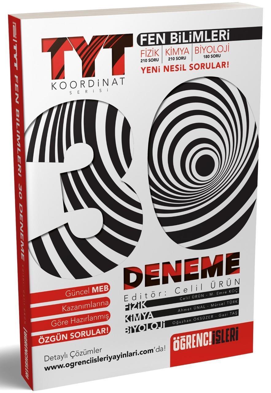 TYT Fen Bilimleri 30 Deneme Koordinat Serisi Öğrenci İşleri Yayınları