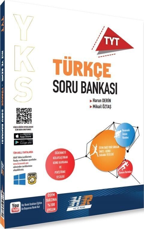 TYT Türkçe Soru Bankası Hız ve Renk Yayınları