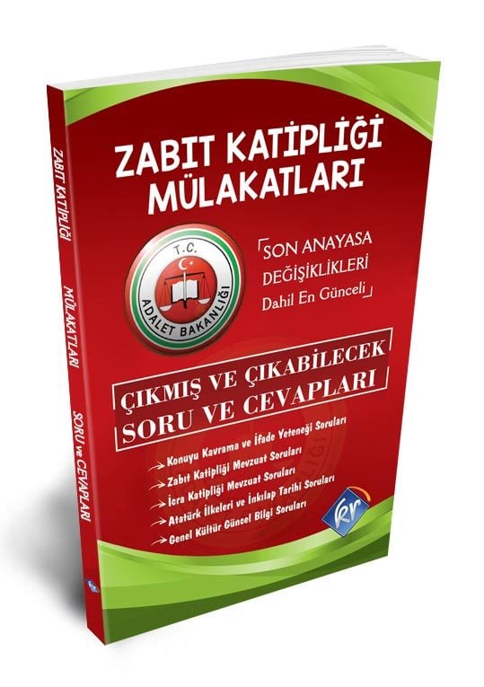 Zabıt Katipliği Mülakatları Çıkmış ve Çıkabilecek Soru ve Cevapları KR AKADEMİ