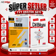 ENS Yayıncılık TYT Tarih ve AKM Dil Bilgisi Soru Bankası Seti 2 Kitap