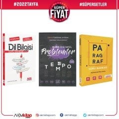 Ankara Kitap Merkezi Dil Bilgisi Paragraf ve Tempo Problemler Soru Bankası Seti 3 Kitap