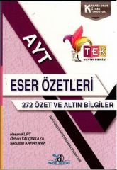 AYT TEK Serisi Eser Özetleri El Kitabı Yayın Denizi Yayınları
