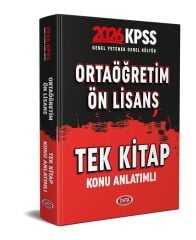 2026 KPSS Lise Ön Lisans Genel Kültür Genel Yetenek Tek Kitap Konu Data Yayınları