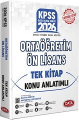 2026 KPSS Lise Ön Lisans Genel Kültür Genel Yetenek Tek Kitap Konu Data Yayınları