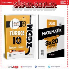 Günay 8.Sınıf 1.Dönem Türkçe ve Marka Matematik Deneme Seti 2 Kitap