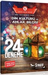 8. Sınıf LGS Din Kültürü ve Ahlak Bilgisi 24 Deneme Sınav Dergisi Yayınları