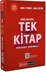 2027 KPSS Genel Yetenek Genel Kültür Konu Anlatımlı Tek Kitap Pegem Yayınları