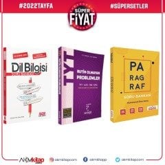 Ankara Kitap Merkezi Dil Bilgisi Paragraf ve Karekök Rutin Olmayan Problemler Soru Bankası Seti 3 Kitap
