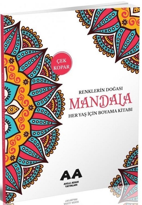 Mandala Renklerin Doğası Her Yaş İçin Boyama Kitabı Akıllı Adam Yayınları