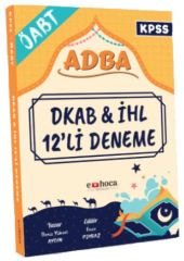 ÖABT Din Kültürü ve Ahlak Bilgisi ADBA 12 Deneme - Deniz Yüksel Aydın E-Hoca Yayınları