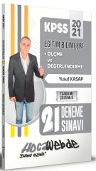 2021 KPSS Eğitim Bilimleri Ölçme ve Değerlendirme Tamamı Çözümlü 21 Deneme Hocawebde Yayınları