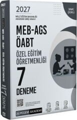 2027 MEB AGS ÖABT Özel Eğitim Öğretmenliği 7 Deneme Pegem Yayınları