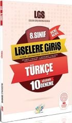 8. Sınıf LGS Türkçe Çözümlü 10 Deneme FDD Yayınları