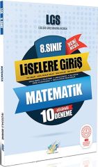 8. Sınıf LGS Matematik Çözümlü 10 Deneme FDD Yayınları