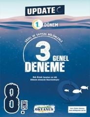 8. Sınıf LGS 1. Dönem Update 3 Genel Deneme Okyanus Yayınları